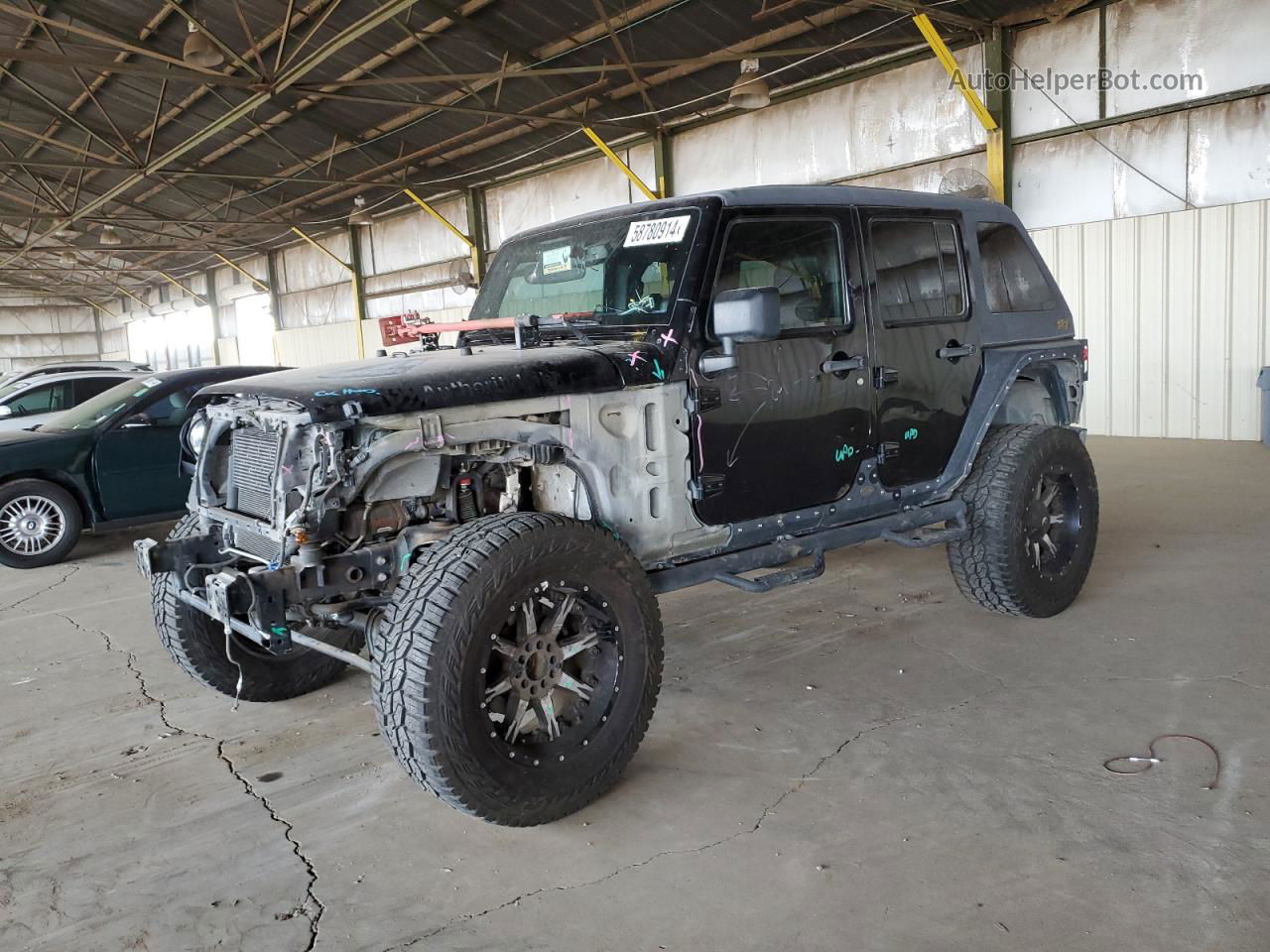 2014 Jeep Wrangler Unlimited Sport Black vin: 1C4BJWDGXEL126291