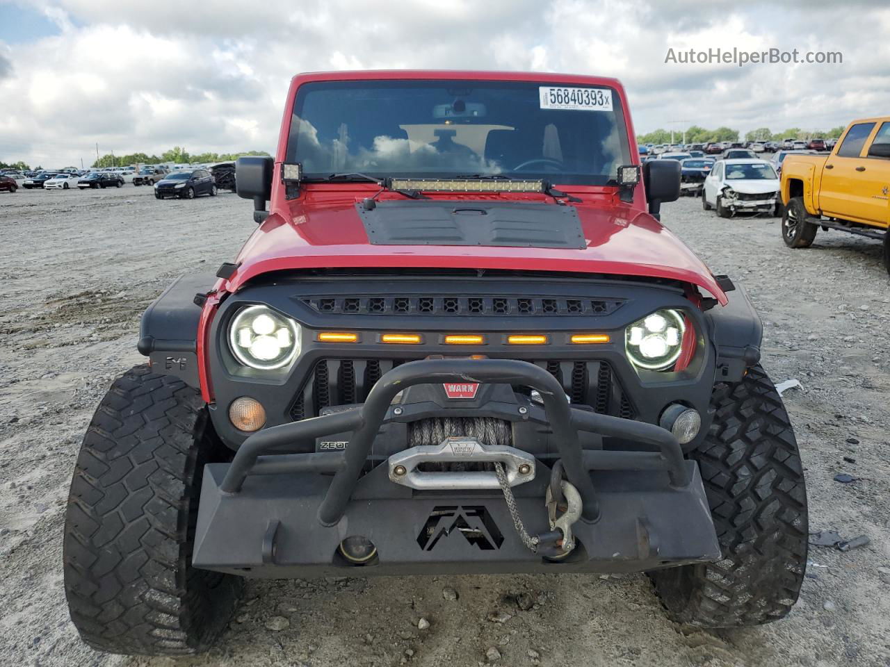 2014 Jeep Wrangler Unlimited Sport Red vin: 1C4BJWDGXEL207792