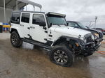 2014 Jeep Wrangler Unlimited Sport White vin: 1C4BJWDGXEL217903