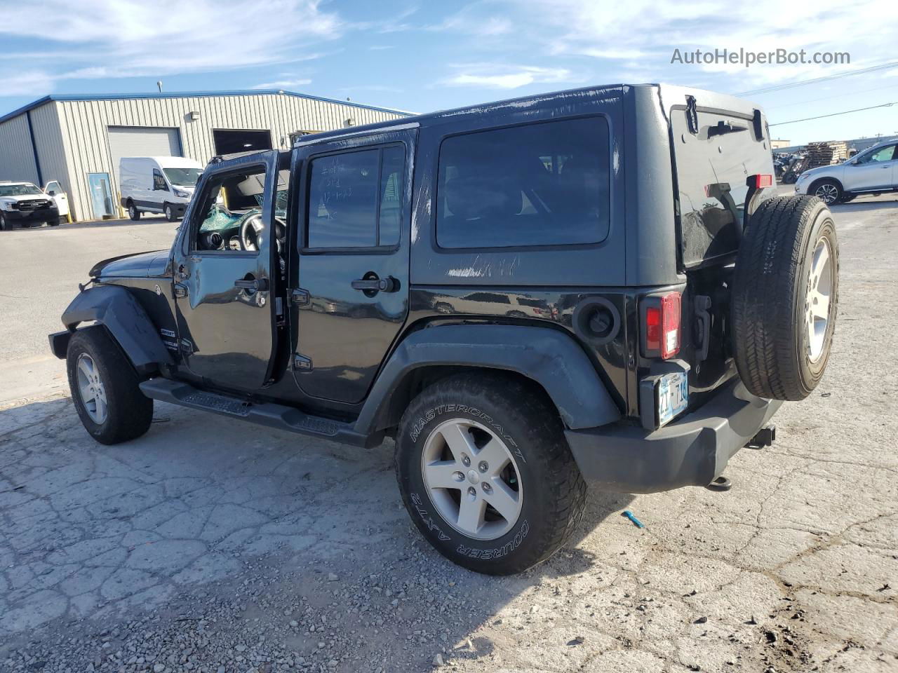 2017 Jeep Wrangler Unlimited Sport Black vin: 1C4BJWDGXHL663618