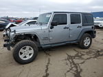 2017 Jeep Wrangler Unlimited Sport Silver vin: 1C4BJWDGXHL727799