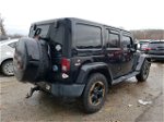 2014 Jeep Wrangler Unlimited Sahara Black vin: 1C4BJWEG0EL161310
