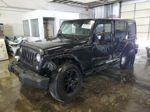 2014 Jeep Wrangler Unlimited Sahara Black vin: 1C4BJWEG0EL322528