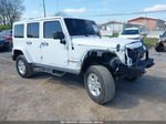 2014 Jeep Wrangler Unlimited Sahara White vin: 1C4BJWEG0EL324084