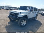 2014 Jeep Wrangler Unlimited Sahara White vin: 1C4BJWEG0EL324084