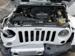 2014 Jeep Wrangler Unlimited Sahara White vin: 1C4BJWEG0EL324134