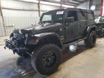 2017 Jeep Wrangler Unlimited Sahara Black vin: 1C4BJWEG0HL594453