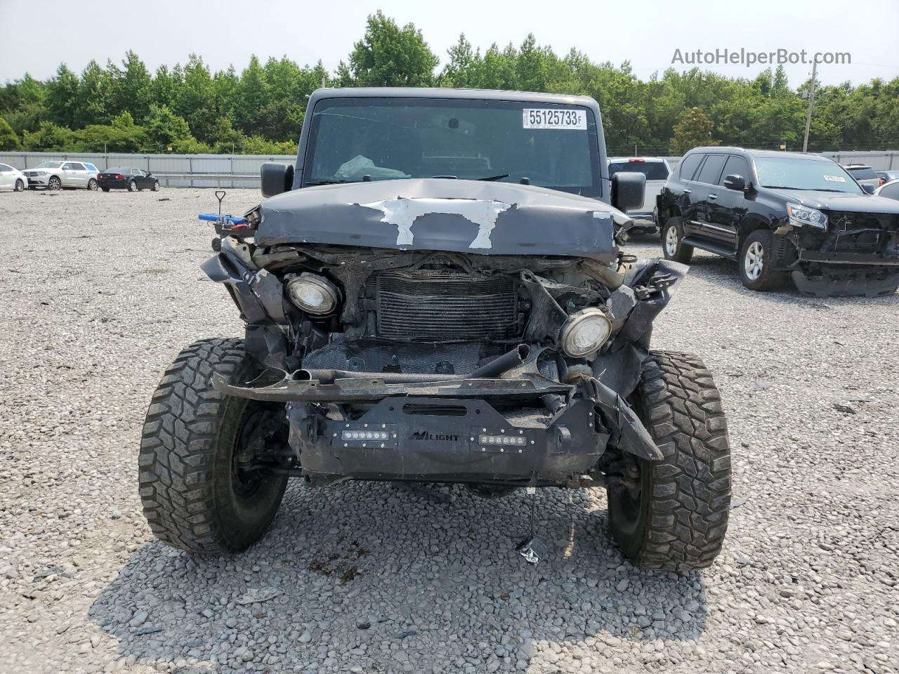 2017 Jeep Wrangler Unlimited Sahara Gray vin: 1C4BJWEG0HL624681