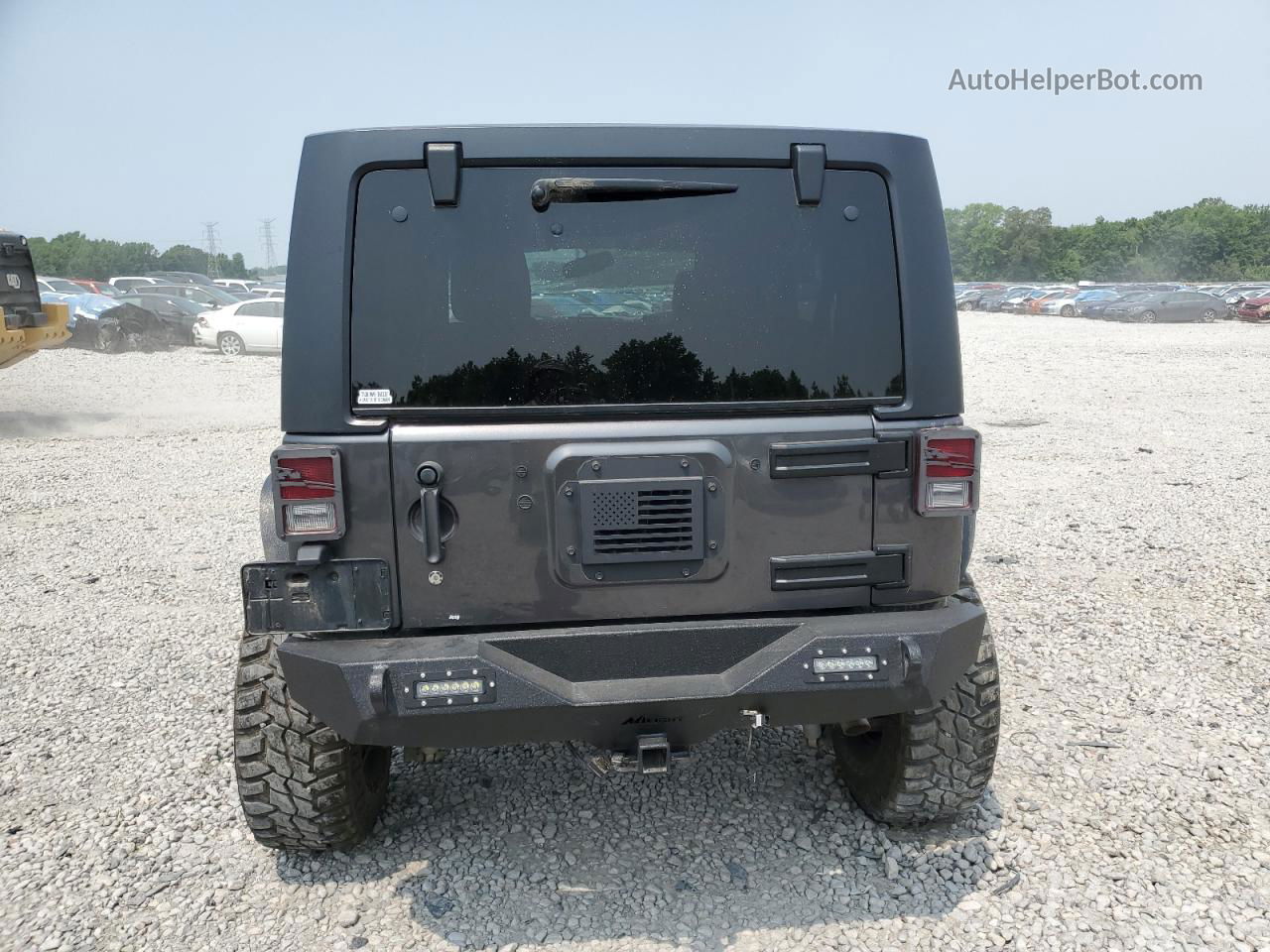 2017 Jeep Wrangler Unlimited Sahara Gray vin: 1C4BJWEG0HL624681