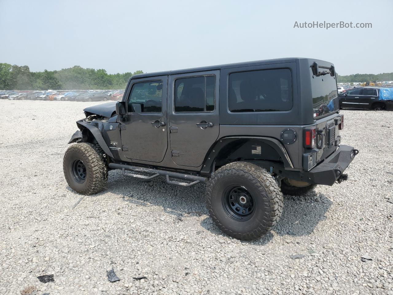 2017 Jeep Wrangler Unlimited Sahara Gray vin: 1C4BJWEG0HL624681