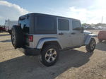 2017 Jeep Wrangler Unlimited Sahara Silver vin: 1C4BJWEG0HL732587