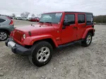 2014 Jeep Wrangler Unlimited Sahara Red vin: 1C4BJWEG1EL122998