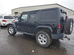 2014 Jeep Wrangler Unlimited Sahara Black vin: 1C4BJWEG1EL258760