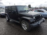 2014 Jeep Wrangler Unlimited Sahara Black vin: 1C4BJWEG1EL258760