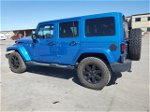 2014 Jeep Wrangler Unlimited Sahara Синий vin: 1C4BJWEG1EL307360