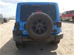 2014 Jeep Wrangler Unlimited Sahara Синий vin: 1C4BJWEG1EL310341