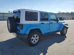 2017 Jeep Wrangler Unlimited Sahara Blue vin: 1C4BJWEG1HL701669