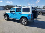 2017 Jeep Wrangler Unlimited Sahara Blue vin: 1C4BJWEG1HL701669