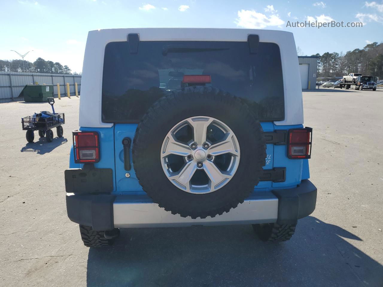 2017 Jeep Wrangler Unlimited Sahara Blue vin: 1C4BJWEG1HL701669