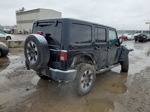 2014 Jeep Wrangler Unlimited Sahara Черный vin: 1C4BJWEG2EL108902