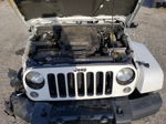 2014 Jeep Wrangler Unlimited Sahara White vin: 1C4BJWEG2EL210880