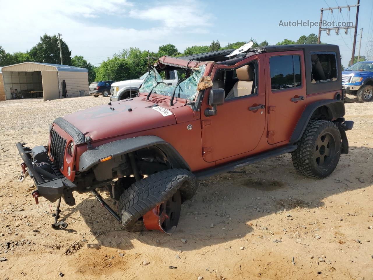 2014 Jeep Wrangler Unlimited Sahara Оранжевый vin: 1C4BJWEG2EL313426