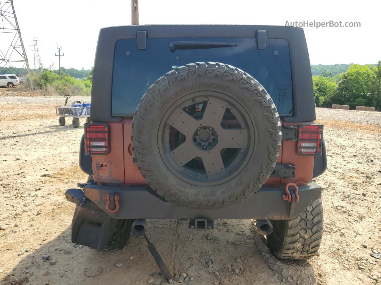 2014 Jeep Wrangler Unlimited Sahara Orange vin: 1C4BJWEG2EL313426