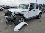 2017 Jeep Wrangler Unlimited Sahara White vin: 1C4BJWEG2HL552933