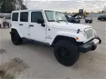 2017 Jeep Wrangler Unlimited Sahara White vin: 1C4BJWEG2HL669234