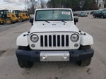 2017 Jeep Wrangler Unlimited Sahara White vin: 1C4BJWEG2HL669234