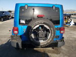 2014 Jeep Wrangler Unlimited Sahara Blue vin: 1C4BJWEG3EL219894