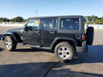 2014 Jeep Wrangler Unlimited Sahara Black vin: 1C4BJWEG3EL247386