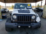 2014 Jeep Wrangler Unlimited Sahara White vin: 1C4BJWEG3EL320675