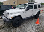 2017 Jeep Wrangler Unlimited Sahara White vin: 1C4BJWEG3HL634167