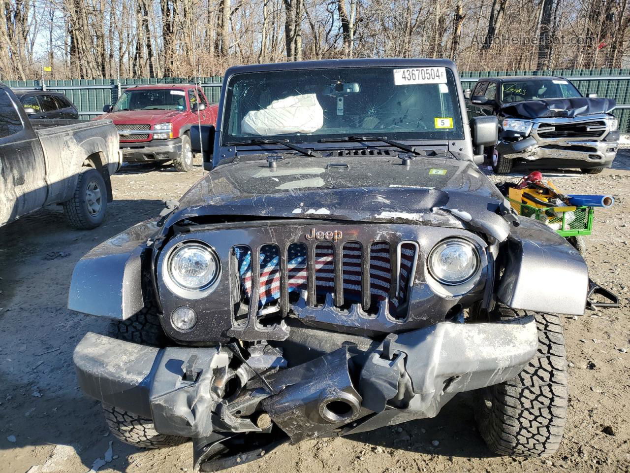 2017 Jeep Wrangler Unlimited Sahara Gray vin: 1C4BJWEG3HL724371