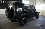 2014 Jeep Wrangler Unlimited Sahara Black vin: 1C4BJWEG4EL160788