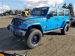 2014 Jeep Wrangler Unlimited Sahara Синий vin: 1C4BJWEG4EL236963
