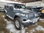 2014 Jeep Wrangler Unlimited Sahara Gray vin: 1C4BJWEG4EL309443