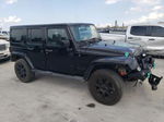 2014 Jeep Wrangler Unlimited Sahara Black vin: 1C4BJWEG4EL318191