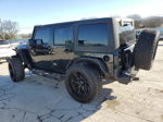 2014 Jeep Wrangler Unlimited Sahara Black vin: 1C4BJWEG5EL147435