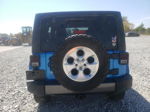 2014 Jeep Wrangler Unlimited Sahara Синий vin: 1C4BJWEG5EL207228