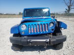 2014 Jeep Wrangler Unlimited Sahara Blue vin: 1C4BJWEG5EL207228