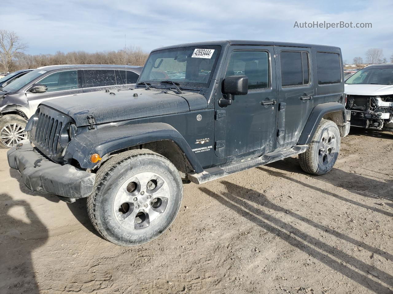 2017 Jeep Wrangler Unlimited Sahara Charcoal vin: 1C4BJWEG5HL564221