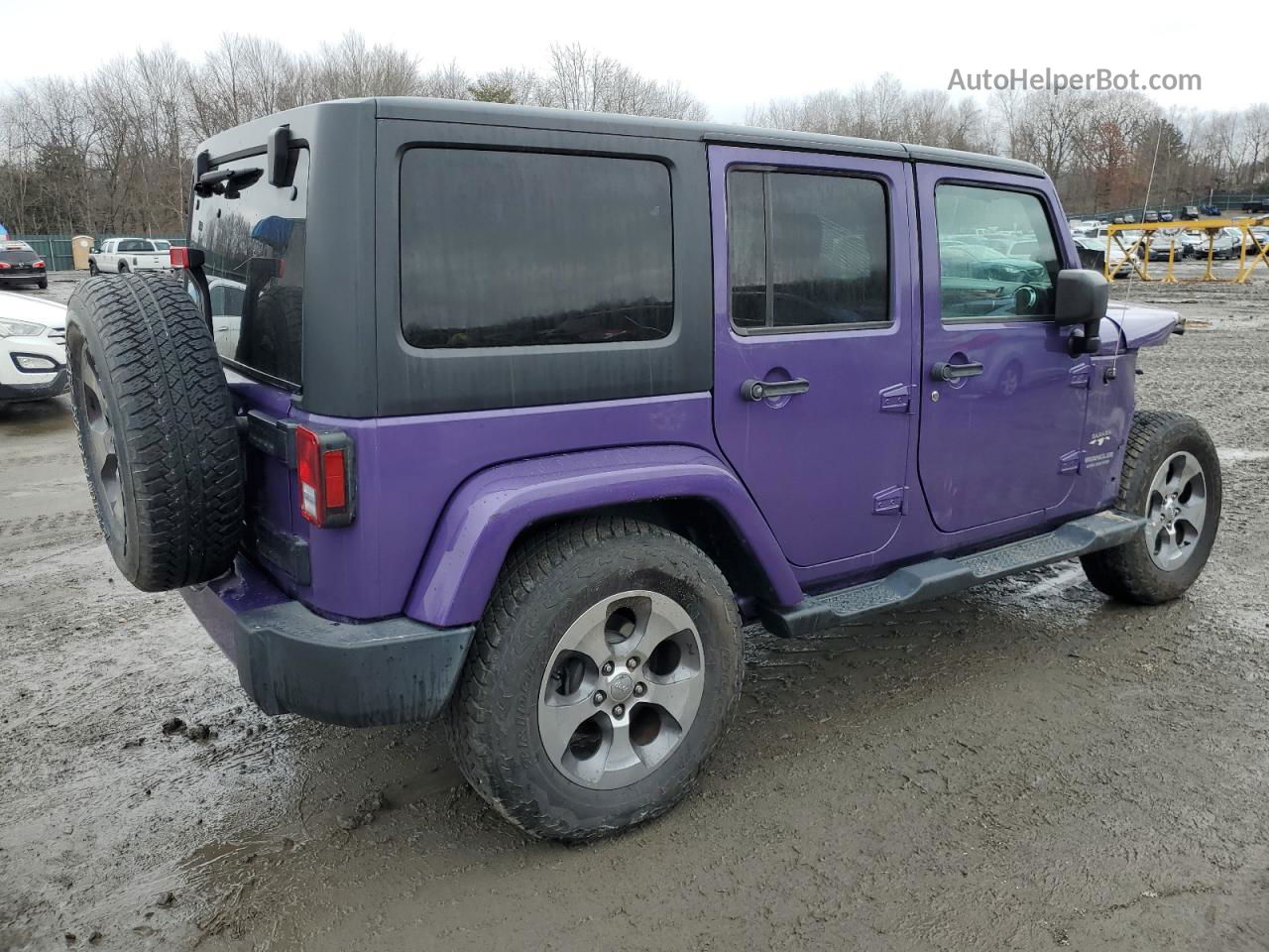 2017 Jeep Wrangler Unlimited Sahara Purple vin: 1C4BJWEG5HL668000