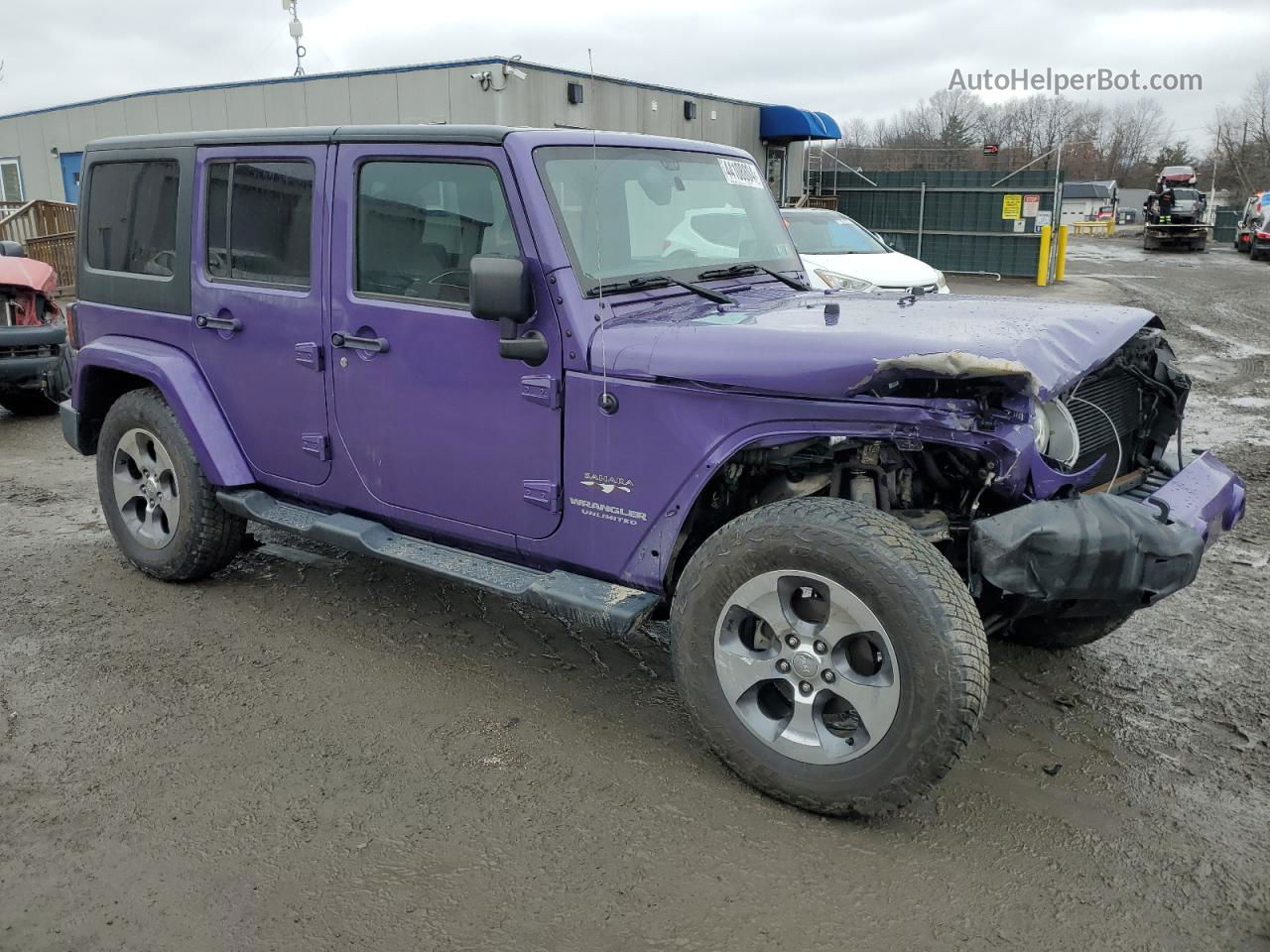 2017 Jeep Wrangler Unlimited Sahara Purple vin: 1C4BJWEG5HL668000