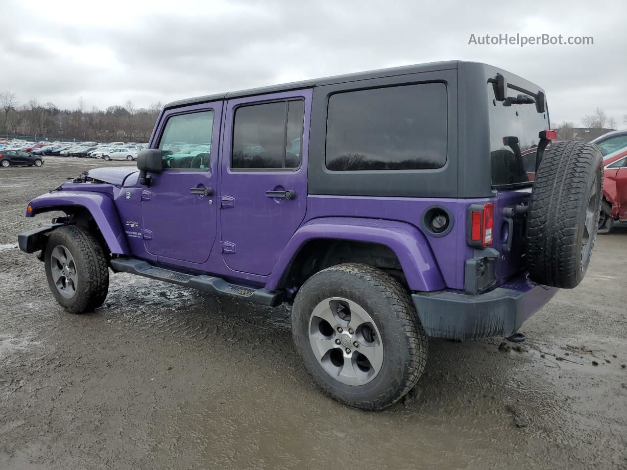 2017 Jeep Wrangler Unlimited Sahara Purple vin: 1C4BJWEG5HL668000