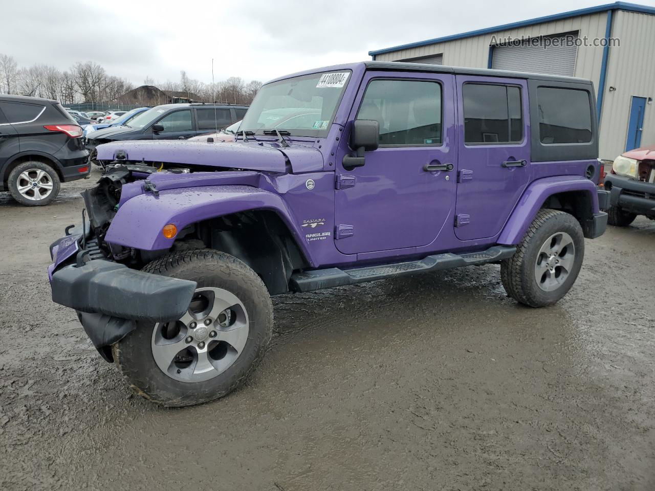 2017 Jeep Wrangler Unlimited Sahara Purple vin: 1C4BJWEG5HL668000