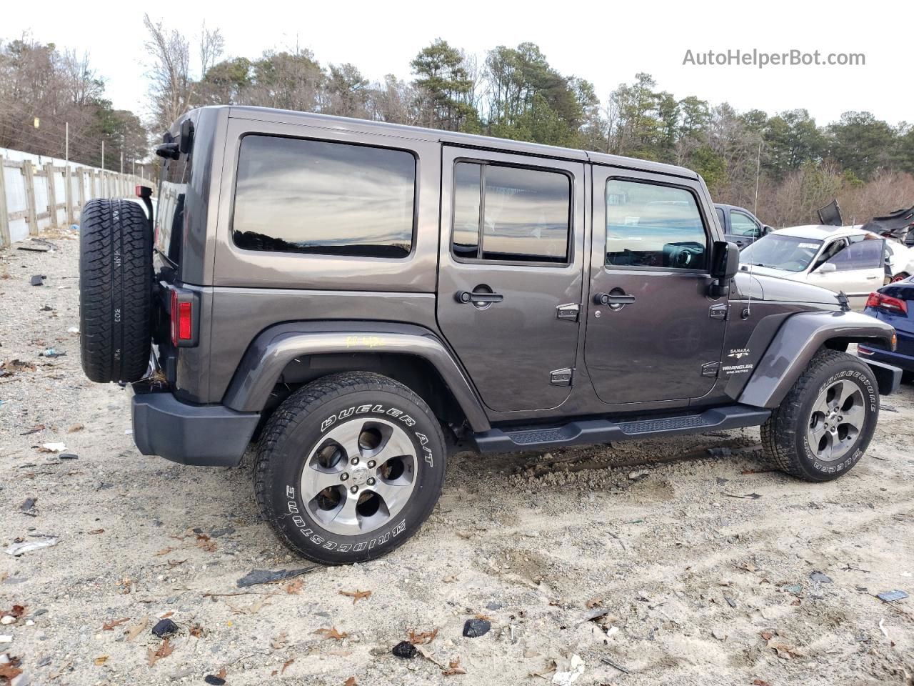 2017 Jeep Wrangler Unlimited Sahara Black vin: 1C4BJWEG5HL684763