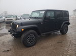 2014 Jeep Wrangler Unlimited Sahara Black vin: 1C4BJWEG6EL142373