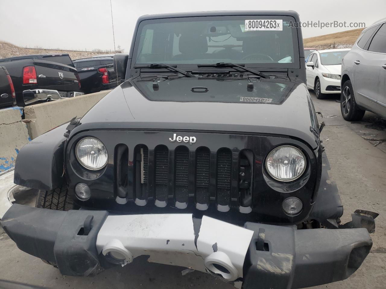 2014 Jeep Wrangler Unlimited Sahara Black vin: 1C4BJWEG6EL146987